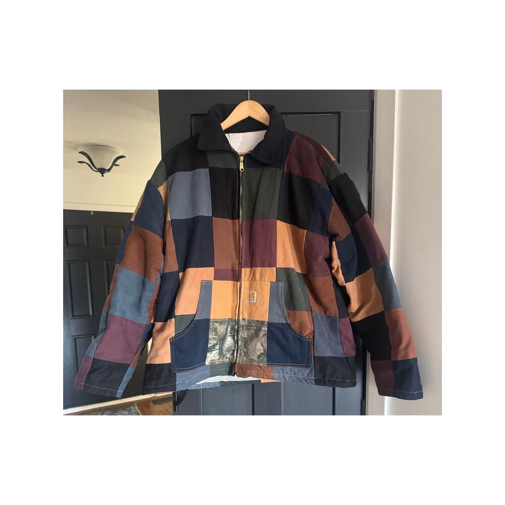Carhartt Patchwork Jacket Size Xl - image 1